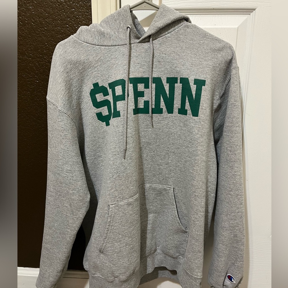 Barstool $PENN gaming gray hoodie sweater